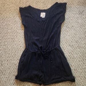 Womens black Shorts romper size medium